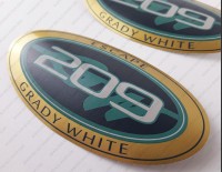 Grady White 209 Escape Decals Set of 2 x 5"